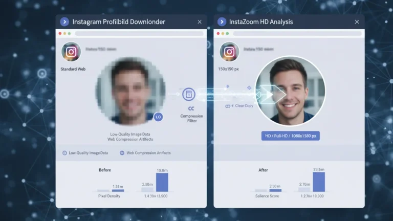 Wie kann man das Instagram-Profilbild am Computer (Web) im Vollbild ansehen?